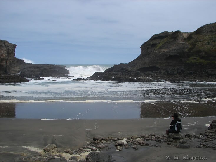 close to the waves